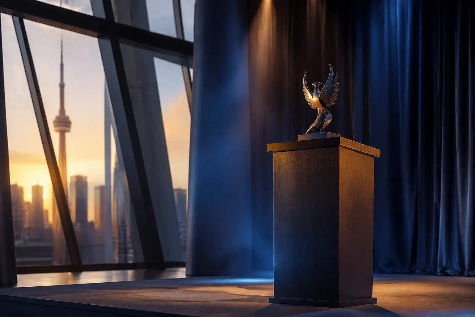 A refined awards stage in Toronto